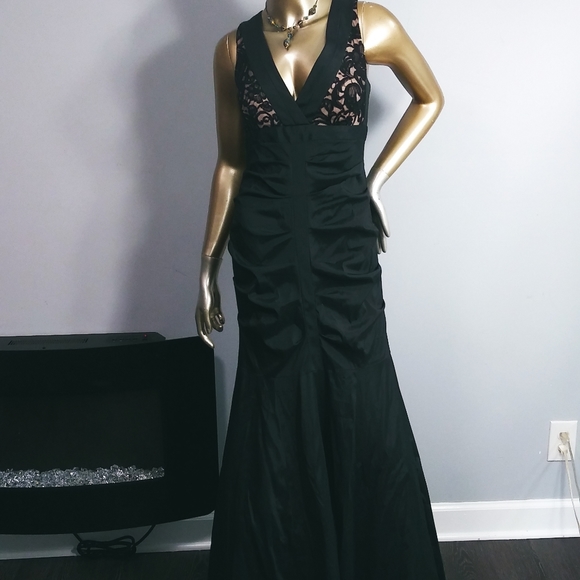Xscape formal black maxi mermaid dress - Picture 1 of 16